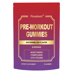 Complément alimentaire en gommes à mâcher sans sucre, végétalien, à base de bêta-alanine, de caféine et de vitamine B12, stimulant énergétique, avec <span class=keywords><strong>tyrosine</strong></span>, en marque privée OEM - Product Image 1