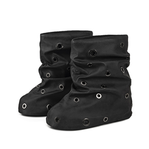Stivali Invernali da Donna Termici Antiscivolo in Camoscio <span class=keywords><strong>con</strong></span> Fori Circolari in Metallo, Suola Spessa e <span class=keywords><strong>Tacco</strong></span> <span class=keywords><strong>a</strong></span> <span class=keywords><strong>Zeppa</strong></span> - Product Image 6