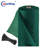 Filet pare-soleil en HDPE, filet d'ombrage en HDPE pour serre, filet d'ombrage sur mesure en HDPE