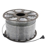 Bande lumineuse LED de 100 m, étanche, pour extérieur, néon flexible, décorative, pour Noël, bande lumineuse LED ronde pour Noël