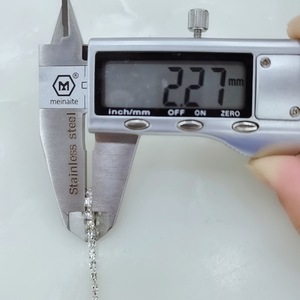 Vải Gạc Tuyết Bán Trực Tiếp Từ Nhà Máy LS617 Với Dây Xích Kim Cương Giả Ren Cho Túi Đội Đầu Phụ Kiện Quần Áo Tự Làm - Product Image 5