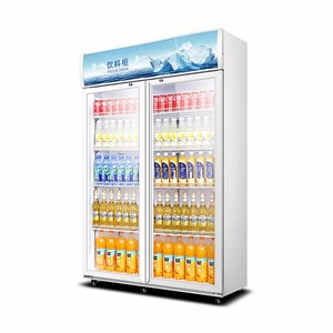 Refroidisseurs à portes en verre Réfrigérateurs Affichage Congélateurs et Réfrigérateurs Refroidisseur de boissons froides Équipement de réfrigération pour magasin - Product Image 2