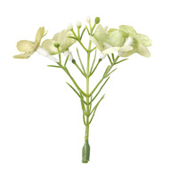 Fleur d'hortensia artificielle réaliste en soie pour pince à cheveux DIY, accessoire de coiffure de mariage, petit bouquet style Ins