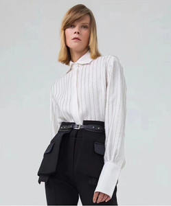 Set <span class=keywords><strong>Pantalone</strong></span> e <span class=keywords><strong>Gonna</strong></span> con Cintura OEM Vendita Calda, Pantaloni Neri da Donna, Pantaloni Estivi Femminili a Vita Alta, Eleganti e alla Moda - Product Image 5