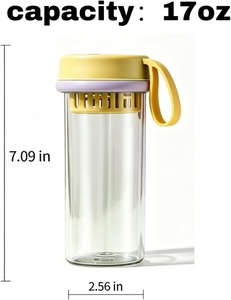 Eco Friendly Iced <b>Kettle</b> Cold Brew Coffee Maker 620ml Tritan Teapot with Removable Filter Dishwasher Safe & Outdoor Use - Product Image 3