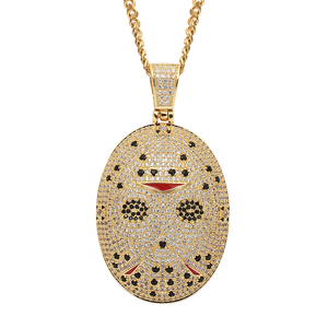 Collar con Colgante Cristiano de la Última Cena, Chapado en Oro con Circonitas, Estilo Hip-Hop Europeo y Americano, Popular entre los Hombres - Product Image 1