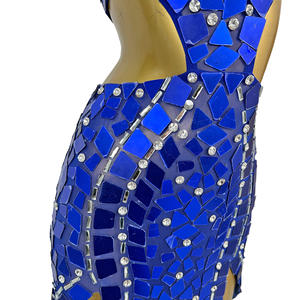 Robe de soirée longue de luxe avec <span class=keywords><strong>paillettes</strong></span> et strass pour femmes, robe de soirée dos nu, robe de banquet, robe de soirée, <span class=keywords><strong>tenue</strong></span> de club, <span class=keywords><strong>tenue</strong></span> de festival - Product Image 6