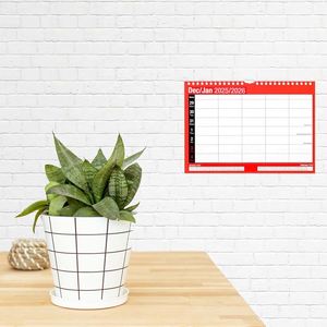 Hot Sale 2026 2027 OEM Weekly Planner <b>Calendar</b> Spiral Custom Printed Daily Wall <b>Calendar</b> - Product Image 1
