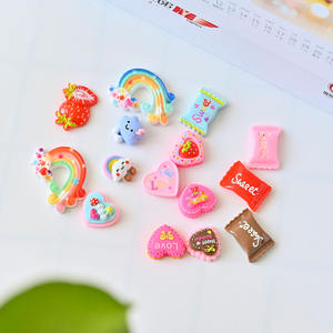24 grilles/Boîte Kawaii Nail Art Décorations 3D Résine Mix Bonbons Nail Conseils Charme <span class=keywords><strong>Kit</strong></span> <span class=keywords><strong>Acrylique</strong></span> de <span class=keywords><strong>Manucure</strong></span> de Bande Dessinée Accessoires ZB043-01 - Product Image 5