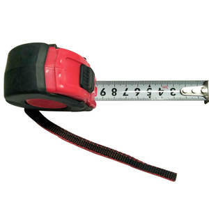 Cinta Métrica Autoenrollable de Acero con Botón de Bloqueo y Retorno Automático, Herramienta de Medición de Acero Inoxidable ABS de 3 Metros - Product Image 2