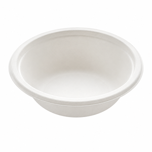 Bol à soupe en bagasse écologique de 6 oz, récipient alimentaire jetable durable, plat de service compostable pour la restauration et les fêtes - Product Image 4