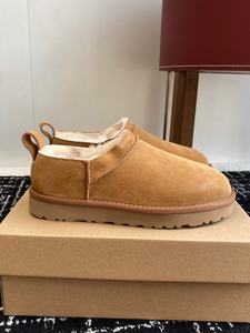 Botas UGgss de lujo de alta calidad para mujer, cálidas, antiolor, con suela gruesa, diseño de moda, cuero cómodo, botas UGgss con suela gruesa - Product Image 4