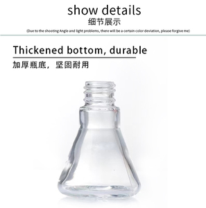 Bán sỉ 15ml 30ml đen nhựa đầu ống nhỏ giọt + trong suốt hình nón chai thủy tinh erlenmeyer chai - Product Image 5