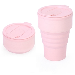 Wholesale Customize Macaron Color Portable <strong>Collapsible</strong> Silicone <strong>Cup</strong> Foldable Travel Water Coffee <strong>Cup</strong> - Product Image 2
