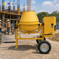 Promotion : Bétonnière mobile robuste 350L, 500L, 700L avec moteur diesel pour la construction