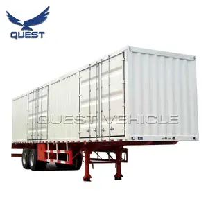 QUEST Utility Refrigerate Van Cargo Trailer Dry Opening Side Box Van Semi Trailer