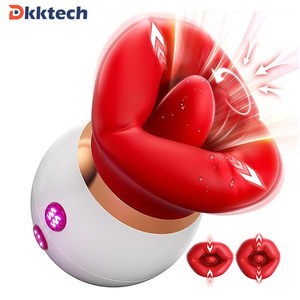 Juguete para lamer la lengua del clítoris con 10 succión vibración lengua vibrante juguete para lamer punto G vibrador Rosa juguete vibrador para mujeres - Product Image 3