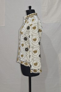 Plus Size Eco-Friendly Quilted Jacket 2024 Autumn Winter High Quality Fashion Women Floral Print Cotton <b>Lined</b> Regular <b>Coat</b> - Product Image 3