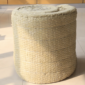 ASTM C592 Đá Khoáng Rock Wool Roll Sợi Cách Nhiệt 50Mm Rock Wool Chăn Với Lưới Dây - Product Image 3