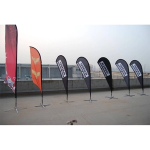 High Quality Polyester Print Feather <b>Flags</b> Custom Logo Tear Drop <b>Flag</b> Teardrop Outdoor Advertising Beach <b>Flag</b> Banner - Product Image 6