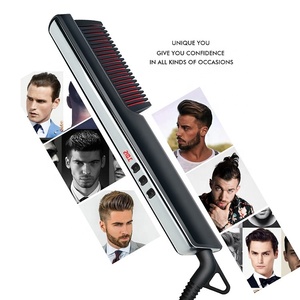 <span class=keywords><strong>De</strong></span> alta calidad <span class=keywords><strong>de</strong></span> la barba plancha <span class=keywords><strong>de</strong></span> estilo en línea peine <span class=keywords><strong>cepillo</strong></span> para alisar el <span class=keywords><strong>cabello</strong></span> - Product Image 2