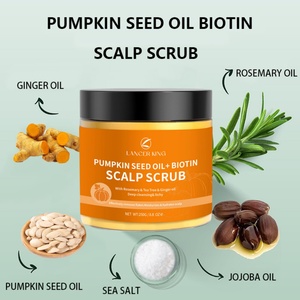 Pegatinas Personalizadas, Crema Exfoliante para el Cuero Cabelludo con Aceite de Semillas de Calabaza Orgánico y Biotina, Tratamiento Capilar 2 en 1, Reduce la Caspa, Hidrata y Humecta - Product Image 4