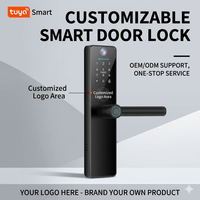 WiFi Tuya Smart Deurvergrendeling met Camera Visuele Intercom Digitale Vingerafdruk Elektronische Riemvergrendeling Huisbeveiliging Appartement