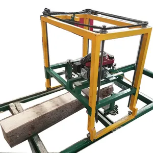Hot Selling In Forestry Equipment Is Simple Can Be Moved On Many Occasions Wood Saw Machines Portable Gasoline Chain Sawmill