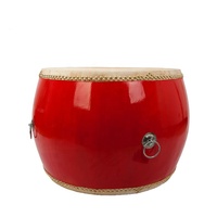 Tambour de danse Lion tambour chinois traditionnel tambour de Tang rouge