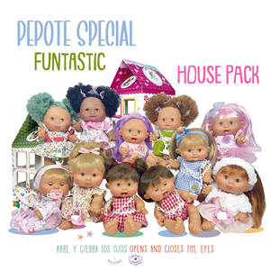 Paquete de casa especial 8 unidades Mini juguetes de plástico DIY de moda para niñas Mini juego de muñecas modelo - Product Image 3