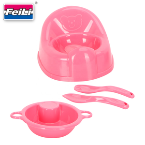 Großhandel 20 PCS Free Custom Baby <span class=keywords><strong>Doll</strong></span> Zubehör Fütterung sset für Kinder Rollenspiel Set für Mädchen - Product Image 2