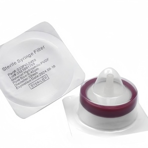 Y tế vô trùng 13mm 25mm 33mm Đường kính 0.22um 0.45um ưa nước hoặc kỵ nước <span class=keywords><strong>pvdf</strong></span> ống tiêm Lọc - Product Image 3