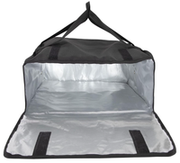 Sacs isothermes pour la livraison de pizzas, pour usage personnel et professionnel, 20x20x6cm, sacs alimentaires, couleur noire, 3 pizzas, livraison de nourriture