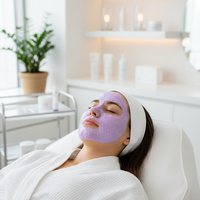 Masque facial à bulles OEM, masque à bulles de boue blanchissant et éclaircissant, masque profond à bulles de basilic sacré, masque à bulles d'oxygène, masque à bulles d'argile à la rose et à l'aloe vera