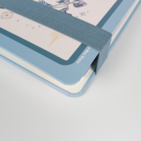 Carnet spirale A4 SYCC 100 feuilles, impression numérique, message floral secret, pages à sept compartiments, style artistique, esthétique soignée