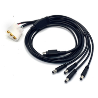 Connecteur de boîtier pour câble répartiteur d'alimentation CC 5521 et faisceau de câbles personnalisé pour équipement électrique