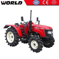 Tracteur agricole miniature chinois 4x4 55HP WD554 avec moteur Xinchai 4 cylindres, accessoires et prix