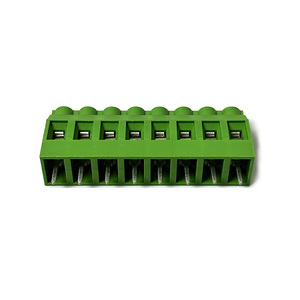 Phong cách châu âu ô tô 5.08 mét Pitch in bảng mạch Trái Đất khối thiết bị đầu cuối 300v15a xoắn ốc nối Brass tin mạ - Product Image 3