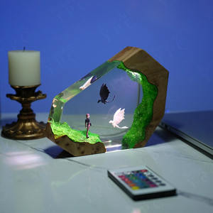 Adorno de Resina con Diseño de Dragón, Escena 3D, Figura en Miniatura de Chimuelo, Brillo y Furia, Decoración Coleccionable, Regalo para Fanáticos de la Animación - Product Image 4