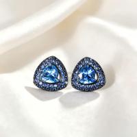 2026 Recommandé Boucles d'oreilles pendantes vintage en laiton plaqué noir canon, forme vase, avec motifs oiseaux et floraux, incrustées d'émail et de zircone cubique, pour banquets et cérémonies