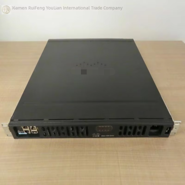 Isr4331-axv/k9 Seck9 . Isr 4331-sec/k9 Router No Cpu Clock & Pvdm4-32 New Original Ready Stock Industrial Automation Pac