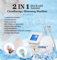 Máquina de Masaje Facial con Martillo Frío y Caliente de Alta Potencia al por Mayor, Máquina de Belleza para Lifting Facial
