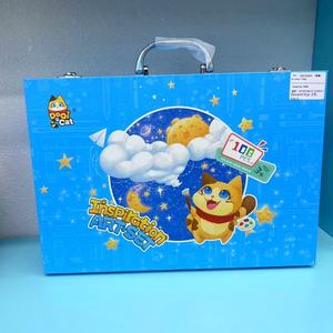 Set di pastelli in legno a 108 pezzi per studenti per colorare l'arte divertente e divertente scarabocchiare la pittura e la scrittura delle vacanze - Product Image 2