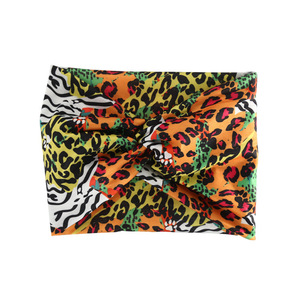 Nouveau Bandeau Large en Tissu Élastique Noué, Imprimé Coloré, Accessoire Cheveux Femme, Turban Sportif - Product Image 4