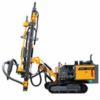 Foreuse de puits mobile KT5D à moteur diesel, profondeur de forage 24m, pour l'exploitation minière, la pierrierie et la construction routière, avec garantie 1 an