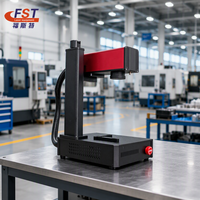 Machine de marquage laser à fibre portable à livraison ultra-rapide 5W 10W CNC industrielle mini de bureau pour métal