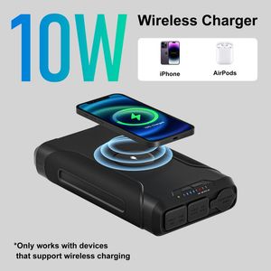 Dung lượng cao 72000mAh pin ngoài trời trạm năng lượng mặt trời bảng điều khiển sạc 12V 24V cho cắm trại câu cá đi du lịch - Product Image 5