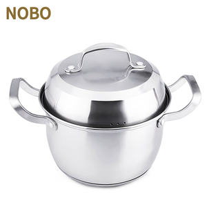 Elegante cucina di Design La Sera Stock Pot granito chirurgico in acciaio inox Set di casseruole con coperchi in acciaio - Product Image 2