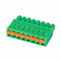 Bloc de bornes à ressort double rangée 8 positions, connecteur de câblage pour montage sur rail DIN, pour le câblage de contrôle d'automatisation d'armoires PLC
