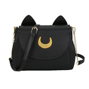 <span class=keywords><strong>Borse</strong></span> Moon <span class=keywords><strong>Luna</strong></span> Cat in PU, Borsa Sailor Moon per Cosplay, Borsa a Mano e a Tracolla per Ragazze e Donne - Product Image 1